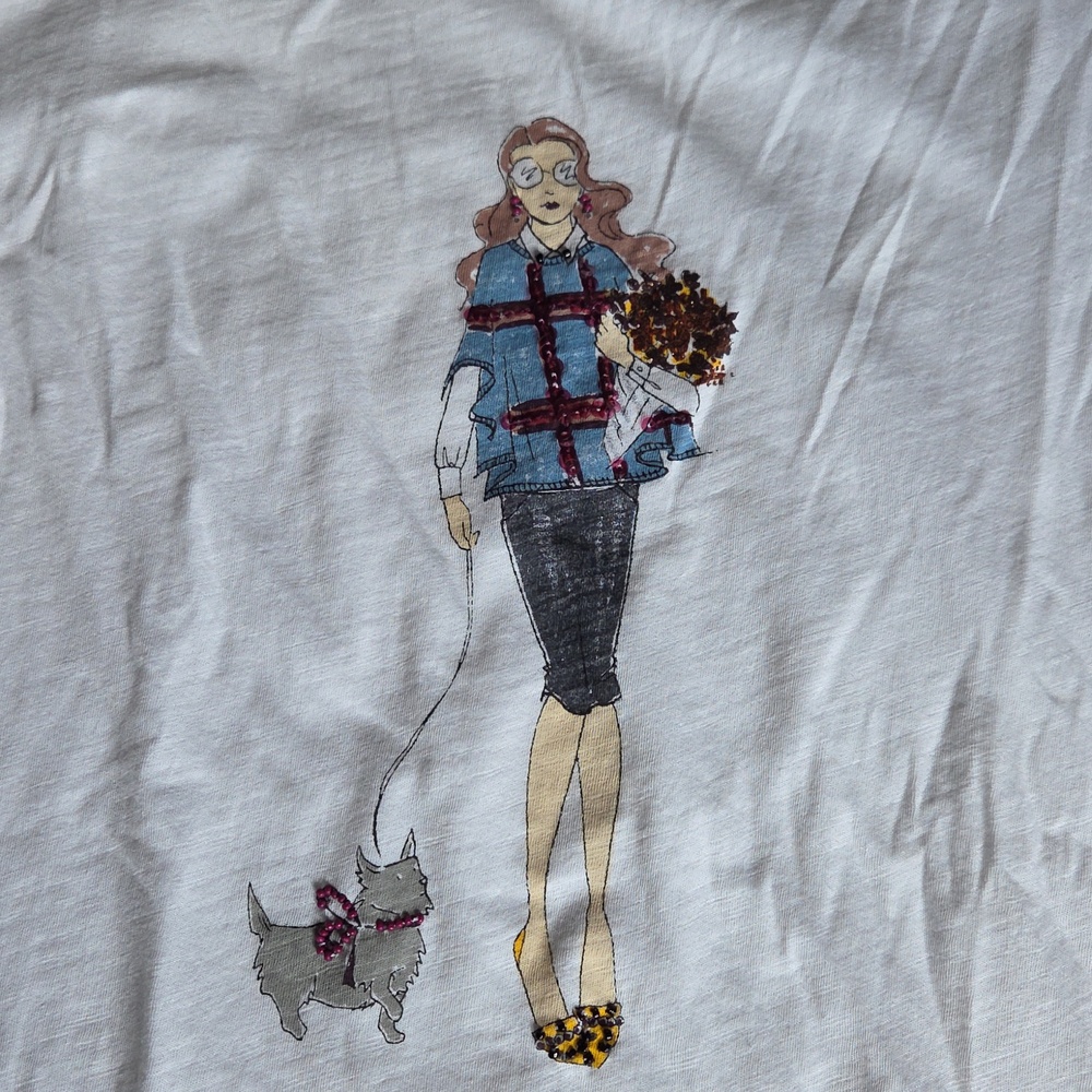 LOFT 3/4 SLEEVE TSHIRT WITH GRAPHIC - Picture 2 of 4